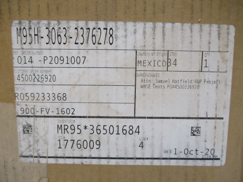 FISHER M95H-3063-2376278 MR95H 70-150PSI NSMP