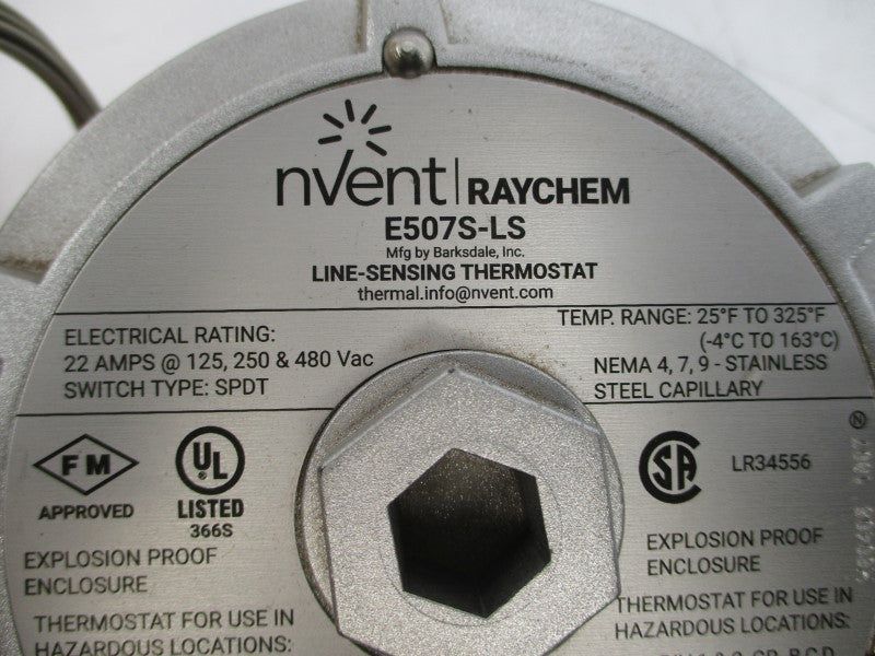 NVENT RAYCHEM E507S-LS 625725-000 480VAC 22A 25-325'F NSMP