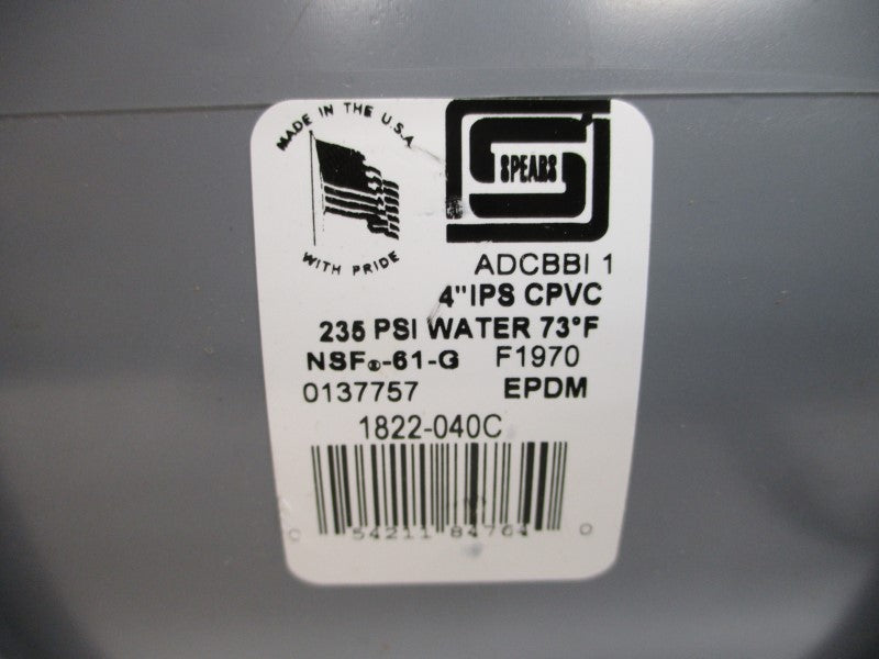 SPEARS 1822-040C 235PSI 4" NSMP