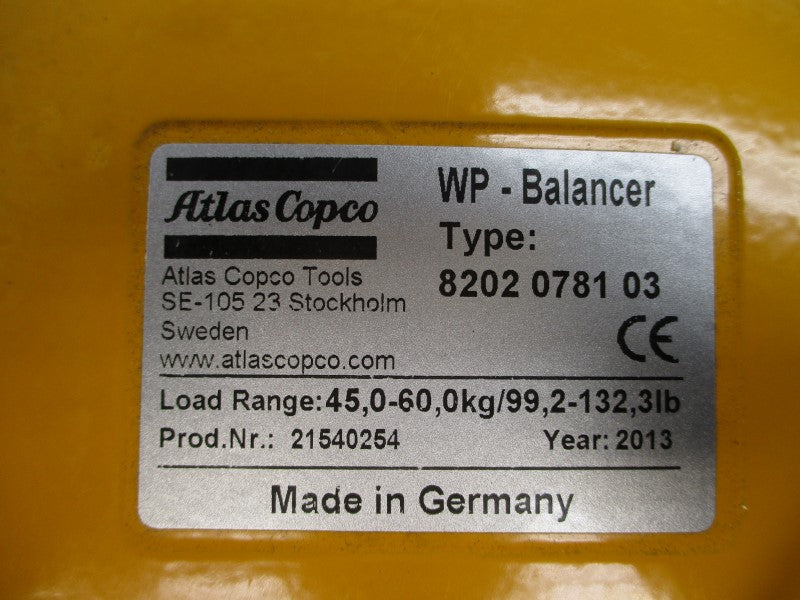 ATLAS COPCO 8202078103 99.2-132.3LBS NSMP