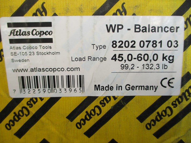 ATLAS COPCO 8202078103 99.2-132.3LBS NSMP