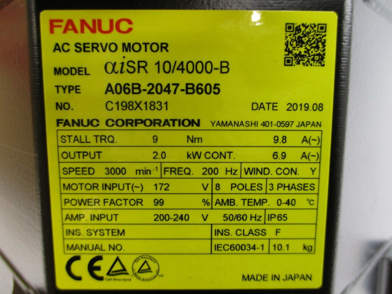FANUC A06B-2047-B605 172VAC 9.8/6.9A NSMP