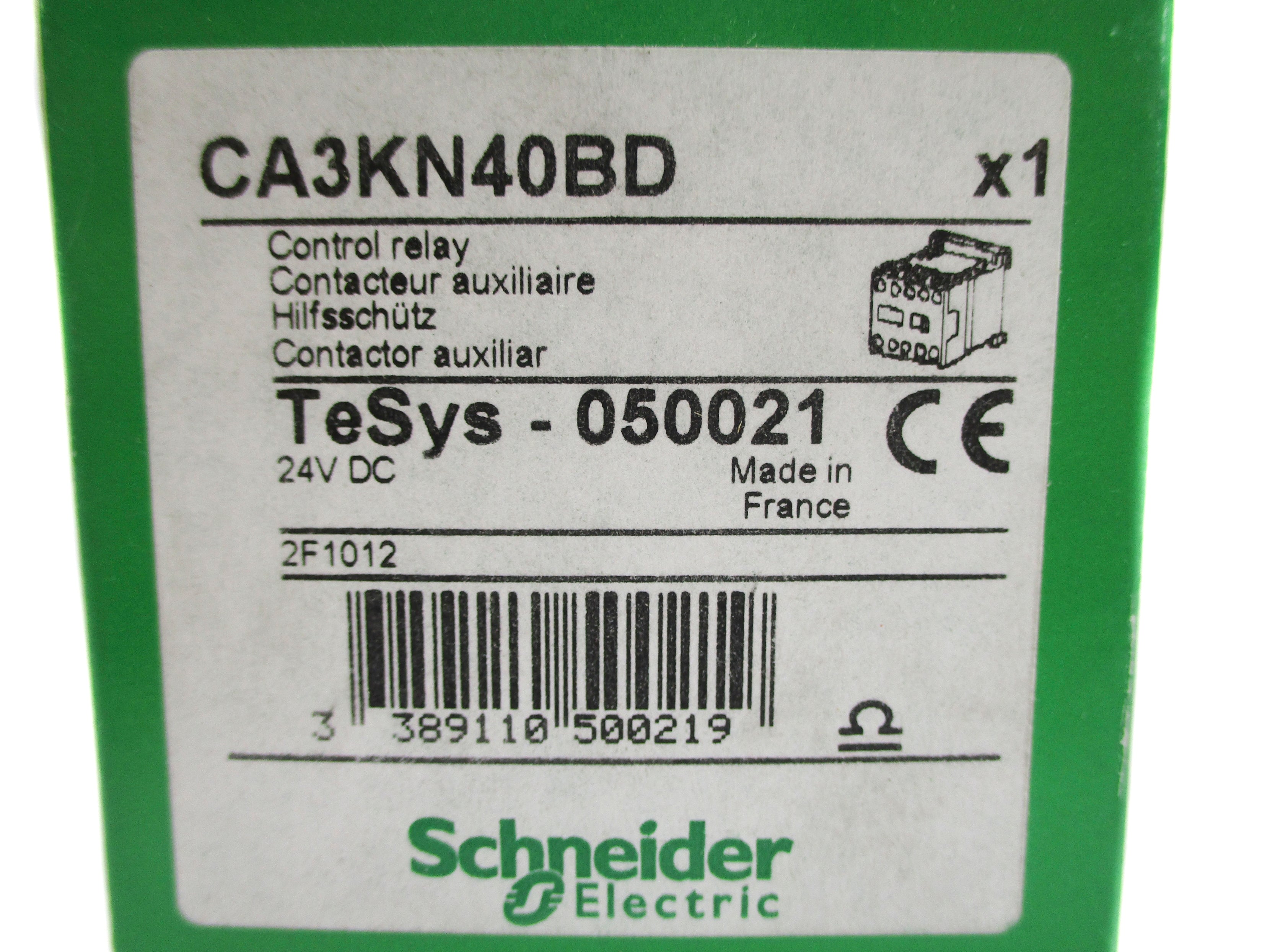 SCHNEIDER ELECTRIC CA3KN40BD 24VDC 10A NSMP