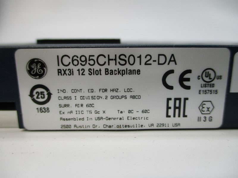 GENERAL ELECTRIC IC695CHS012-DA NSMP