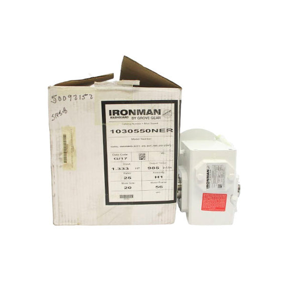 GROVE GEAR 1030550NER GRL-WHMQ-821-25-H1-56-20(SP) NSMP