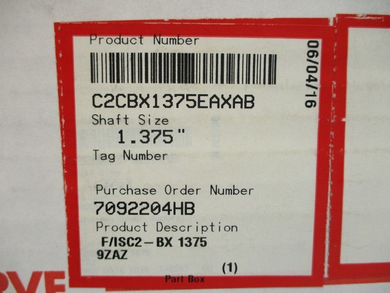 FLOWSERVE C2CBX1375EAXAB 1.375" NSMP