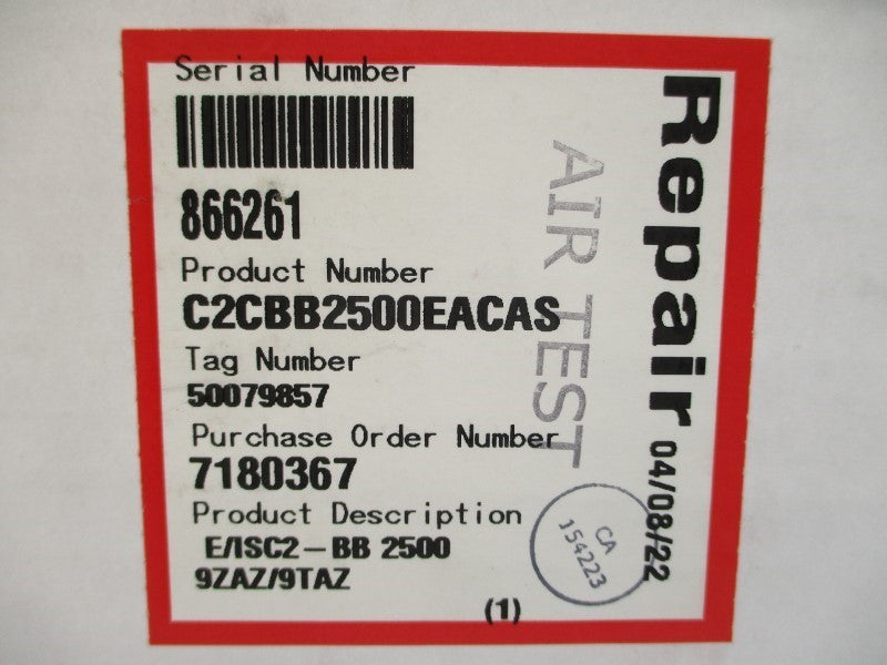 FLOWSERVE 866261 C2CBB2500EACAS UNMP