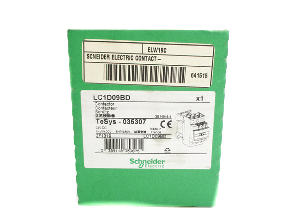 SCHNEIDER ELECTRIC LC1D09BD 24VDC NSFS