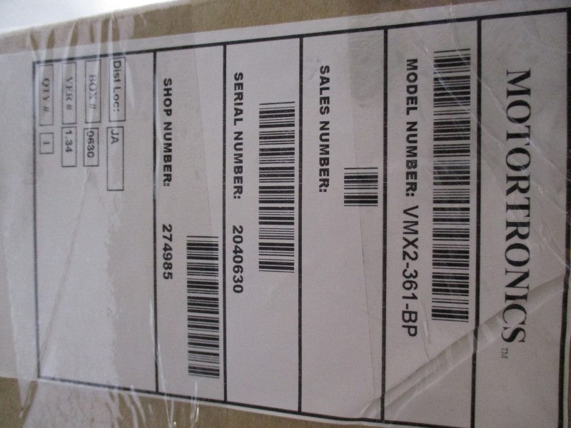MOTORTRONICS VMX2-361-BP 208-600VAC 361A NSMP