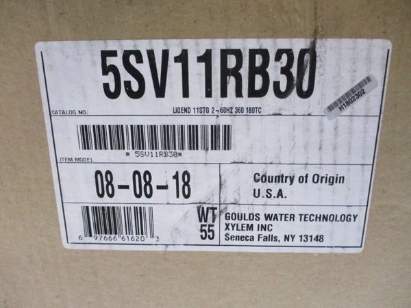 GOULDS WATER TECHNOLOGY ESV 5SV11RB30 360PSI NSMP
