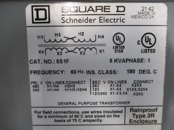 SQUARE D 5S1F 240/480V NSMP