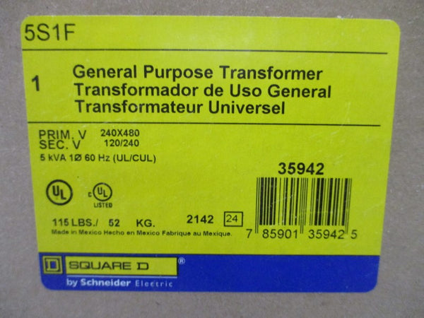 SQUARE D 5S1F 240/480V NSMP