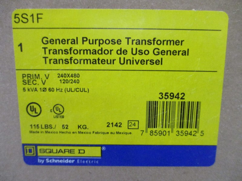 SQUARE D 5S1F 240/480V NSMP