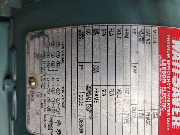 EAC DB22P-FF-5-M213 230/190V 12/14A 90PSI NSNP