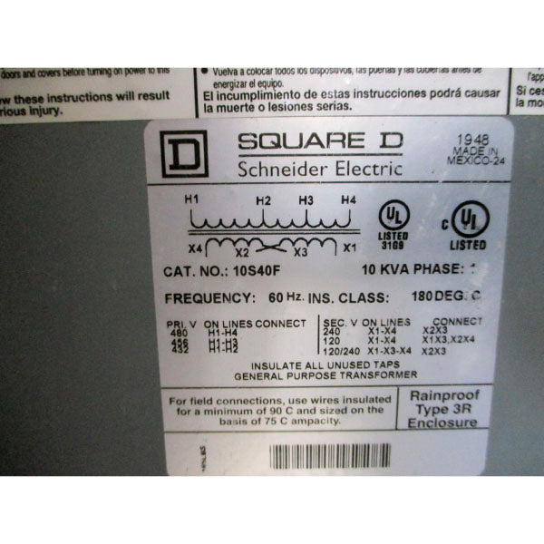SQUARE D 10S40F 480V NSMP