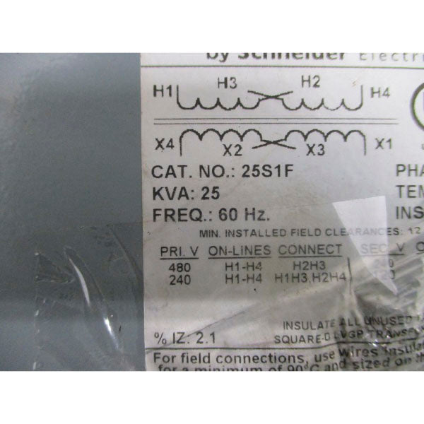 SQUARE D 25S1F 240/480V (AS PICTURED) NSNP