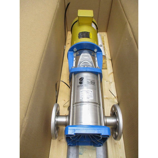 GOULDS WATER TECHNOLOGY 10SV5NG4C60 W/ BALDOR VEM3613T 230/460V 11.8/5.9A 360PSI NSMP