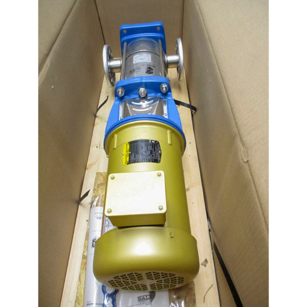 GOULDS WATER TECHNOLOGY 10SV5NG4C60 W/ BALDOR VEM3613T 230/460V 11.8/5.9A 360PSI NSMP