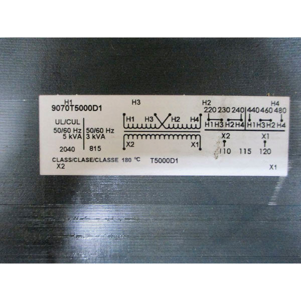 SQUARE D 9070T5000D1 240/480V NSMP