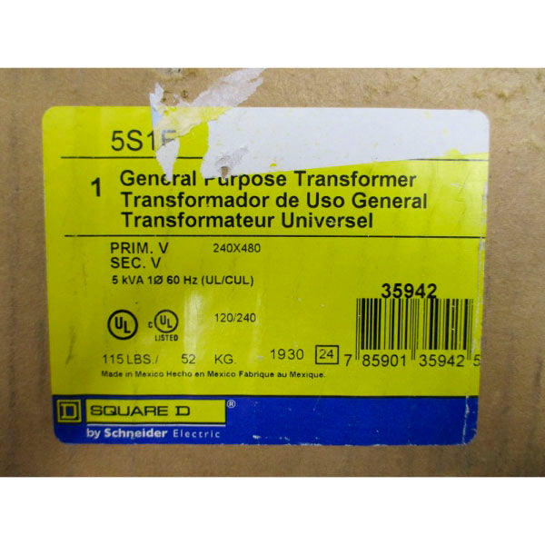 SQUARE D 5S1F 240/480V NSMP