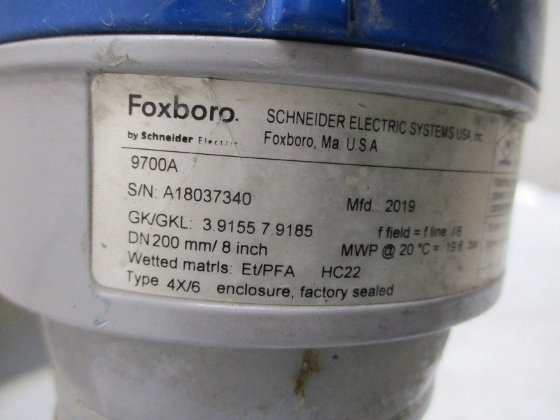 FOXBORO 9700A 8" UNMP