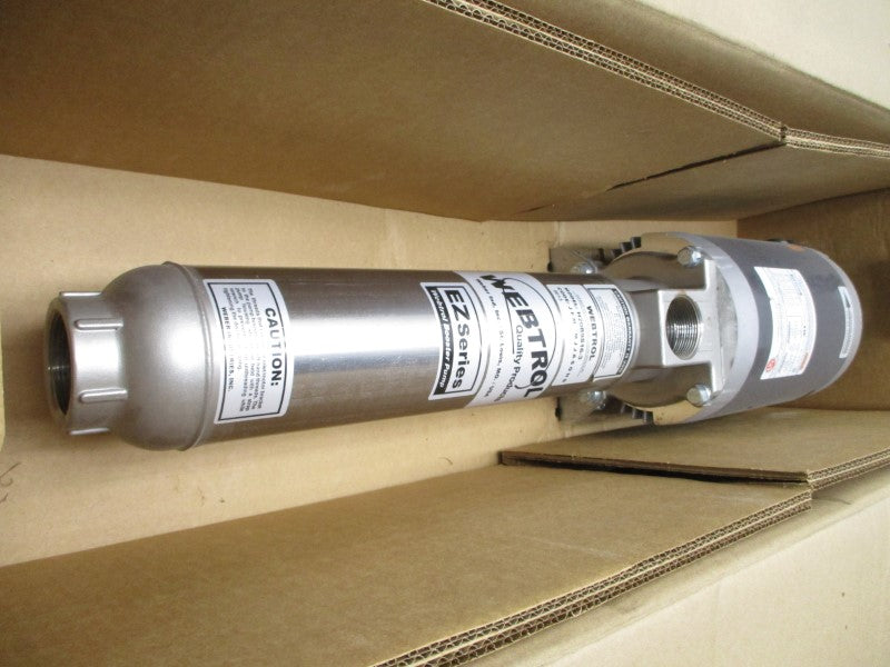 WEBTROL H20B9S16-3 W/ US MOTORS EE607 P63TLH-4853 208-230/460V 5.0-5.0/2.5A NSMP