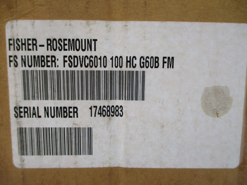 FISHER CONTROLS FSDVC6010 30VDC NSMP