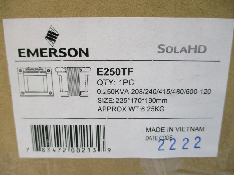 EMERSON E250TF 600VAC NSMP