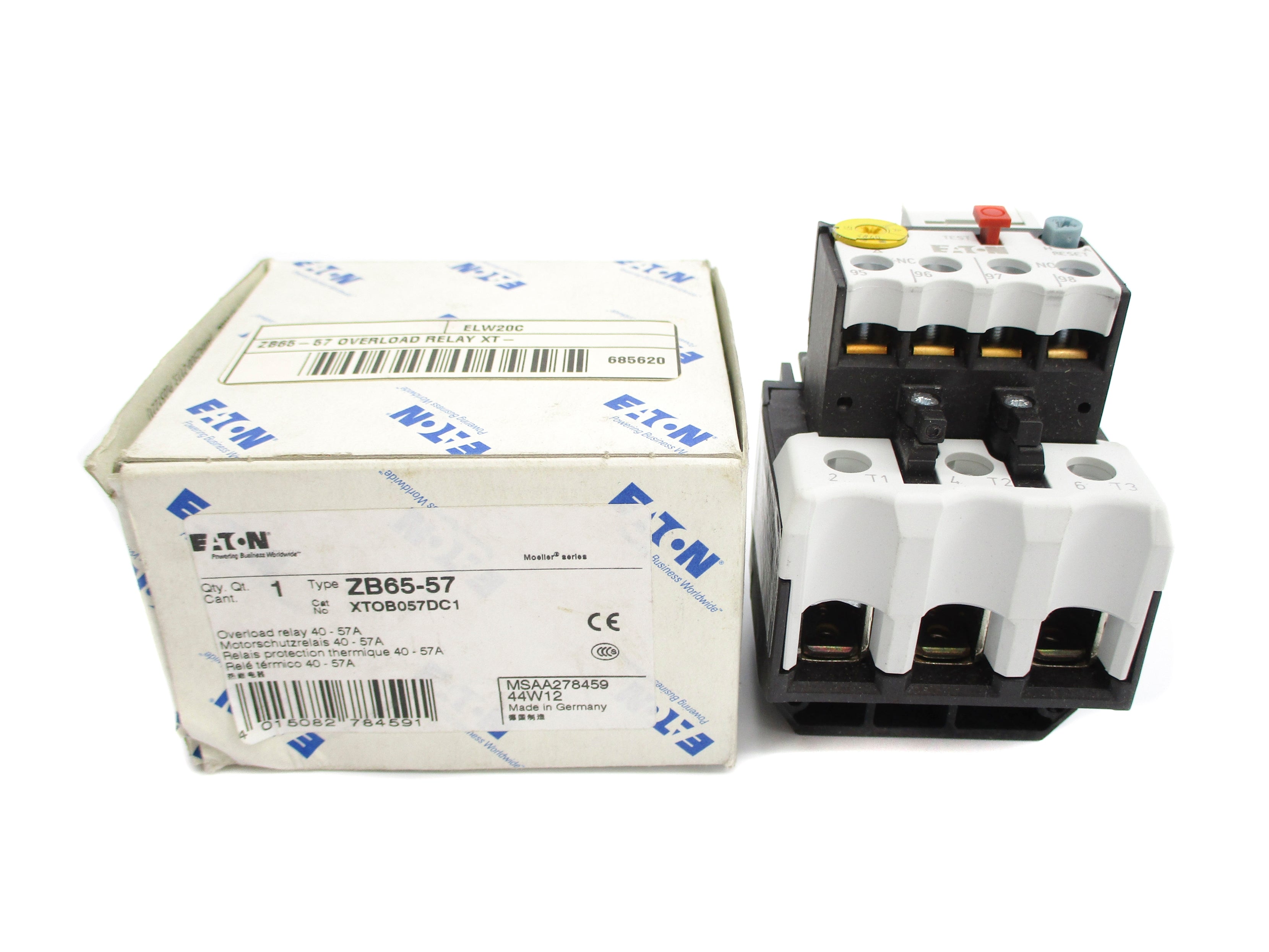 EATON XTOB057DC1 ZB65-57 40-57A NSMP