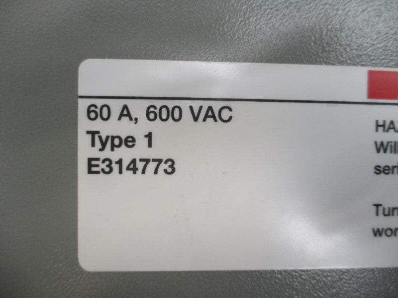 ABB EOT60U3M1-P 1SCA022823R9810 600VAC 60A NSMP