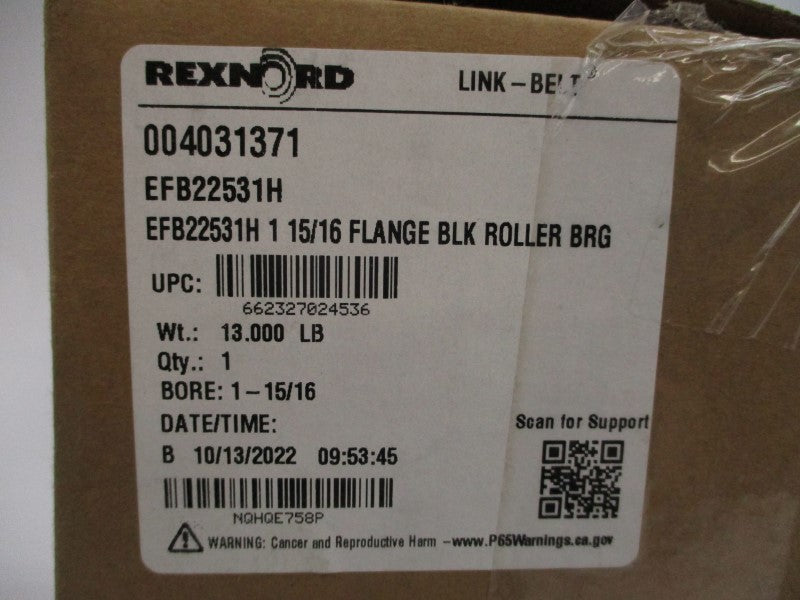 REXNORD 004031371 EFB22531H 1-15/16" NSMP