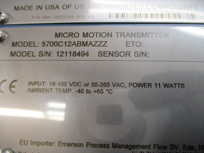 EMERSON 5700C12ABMAZZZ 85-265VAC NSNP