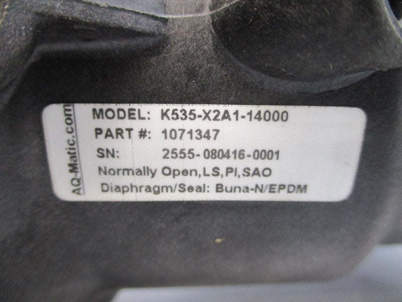 AQUAMATIC 1071347 K535-X2A1-14000 NSNP