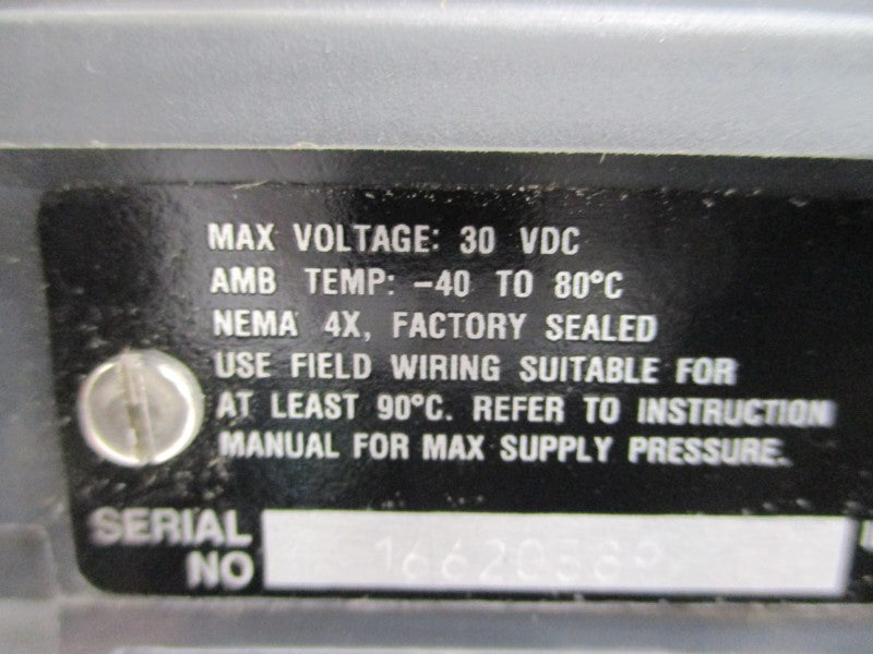 FISHER CONTROLS DVC6030 30VDC NSNP