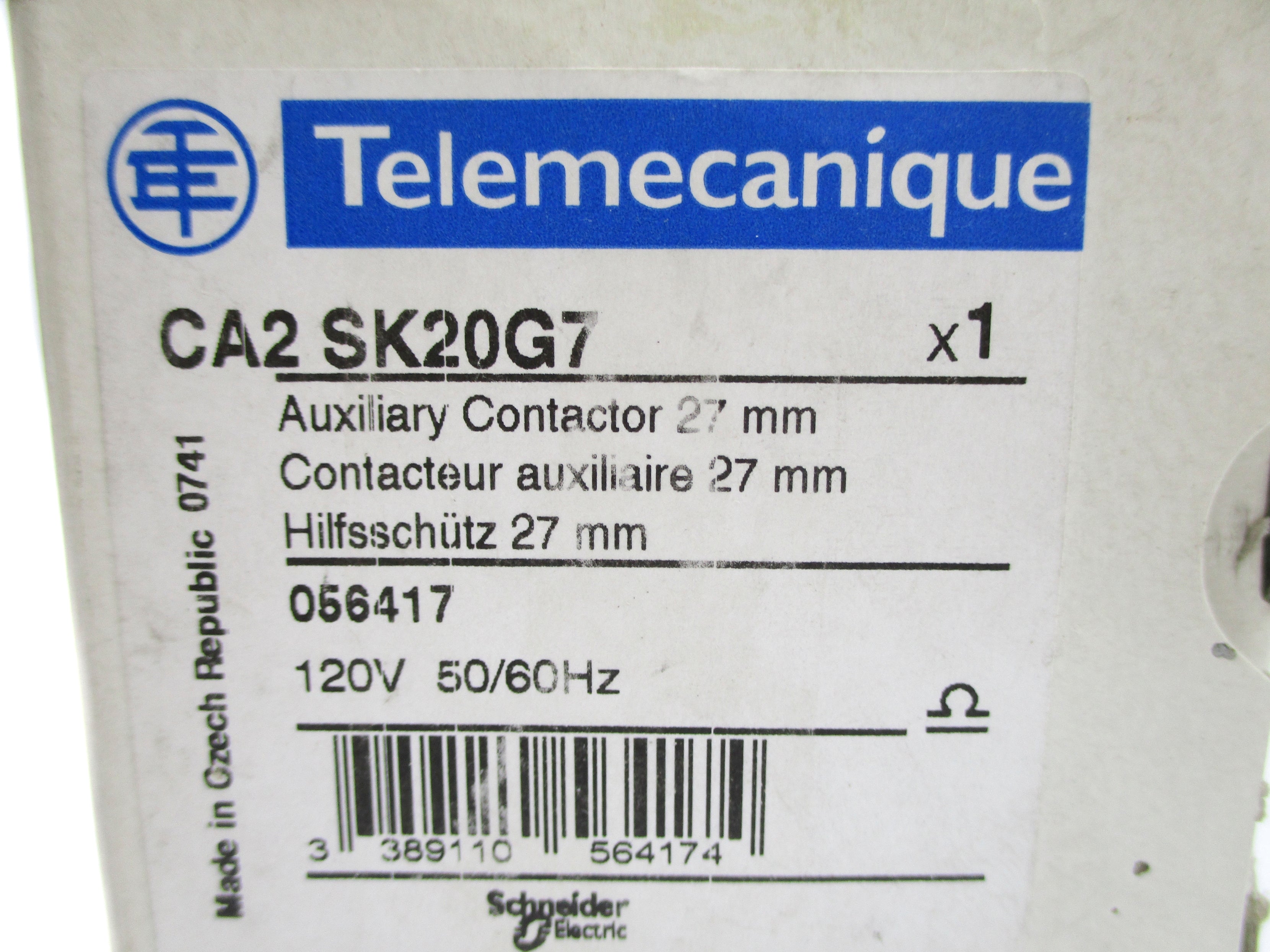 TELEMECANIQUE CA2SK20G7 120V NSMP