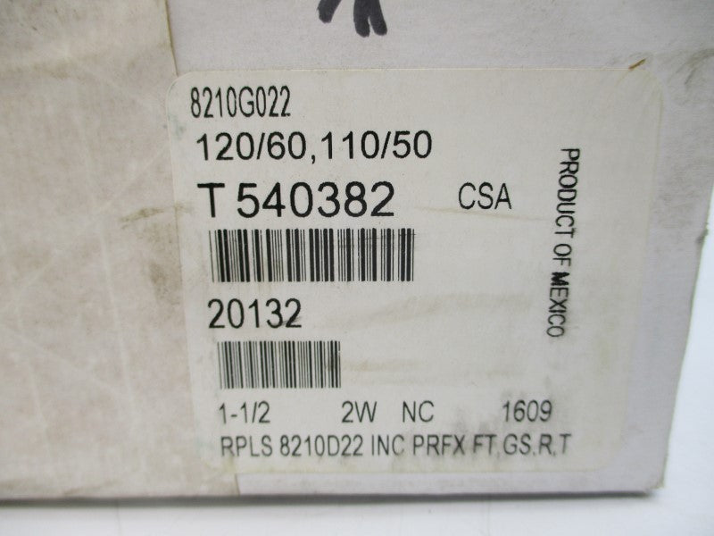 ASCO 8210G022 110/120V 5-150PSI 1-1/2" NSMP