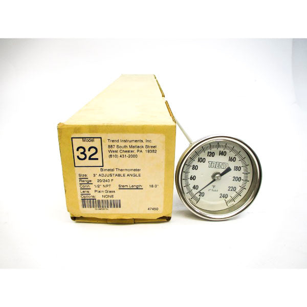 TREND INSTRUMENTS 32 20-240'F 3" 18.0" NSMP