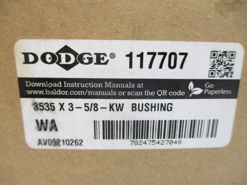 DODGE 117707 3535X3-5/8-KW NSMP