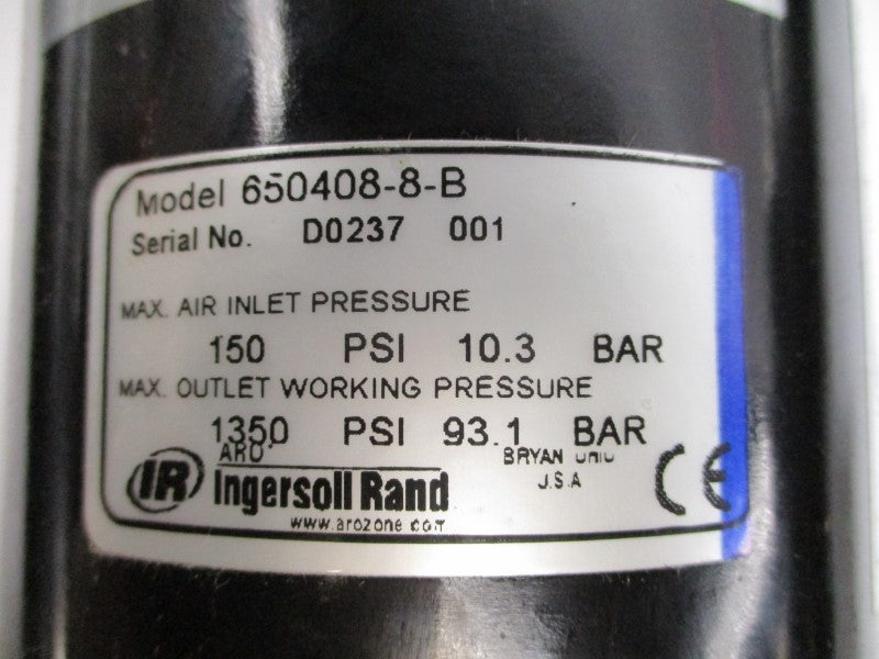 INGERSOLL RAND 650408-8-B 150-1350PSI NSNP