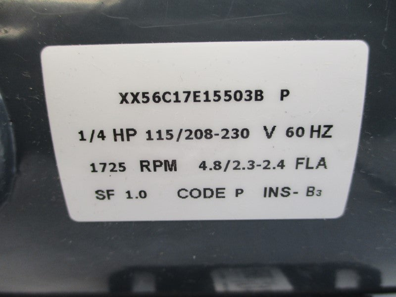 MARATHON MOTORS UQM56C17E15503BP 1TUL8 115/208-230V 4.8/2.3-2.4A NSNP