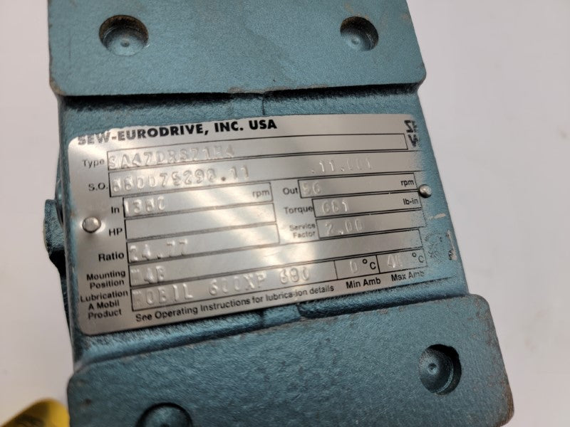 SEW-EURODRIVE SA47DRS71M4 220-242/380-420V 2.80/1.62A NSNP