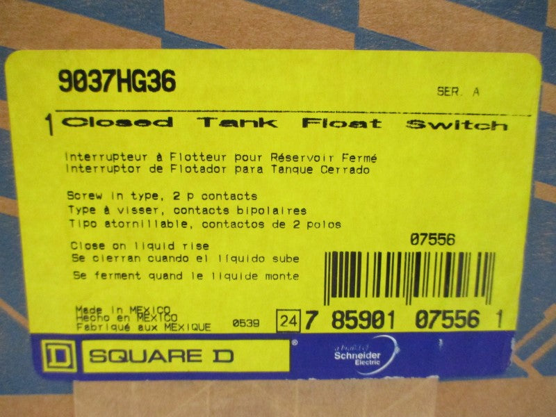 SQUARE D 9037HG36 SER. A 460/575V NSMP