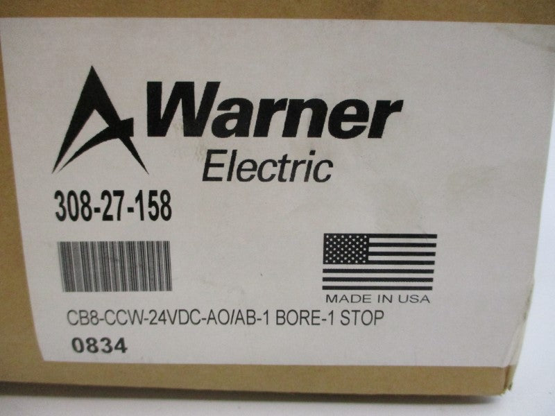 WARNER ELECTRIC 308-27-158 CB8-CCW-24VDC-AO/AB-1 24VDC NSMP