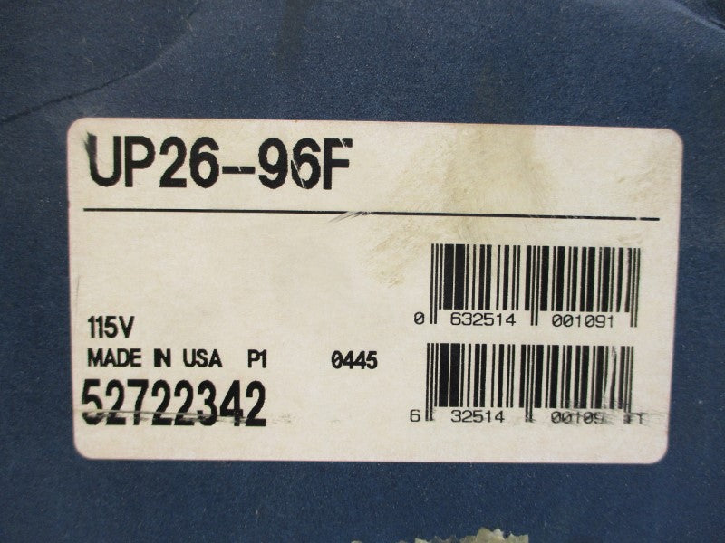 GRUNDFOS UP26-96F 52722342 115V 1.70A NSMP