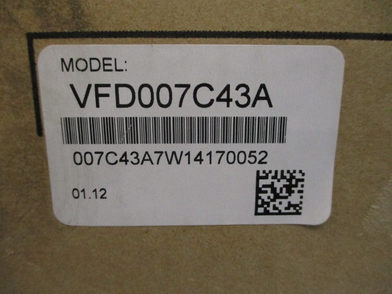 DELTA ELECTRONICS VFD007C43A 380-480V 4.3A NSMP