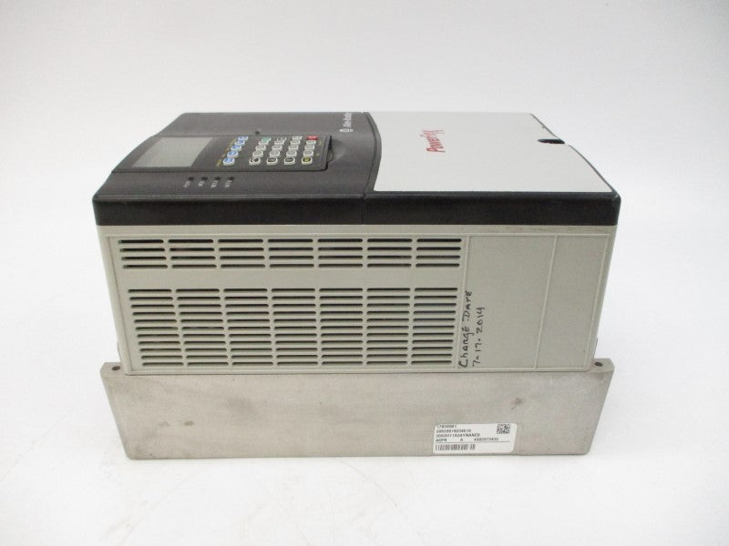 ALLEN BRADLEY 20AD011A0AYNANC0 SER. A F/W 5.001 480VAC 9.4A NSNP