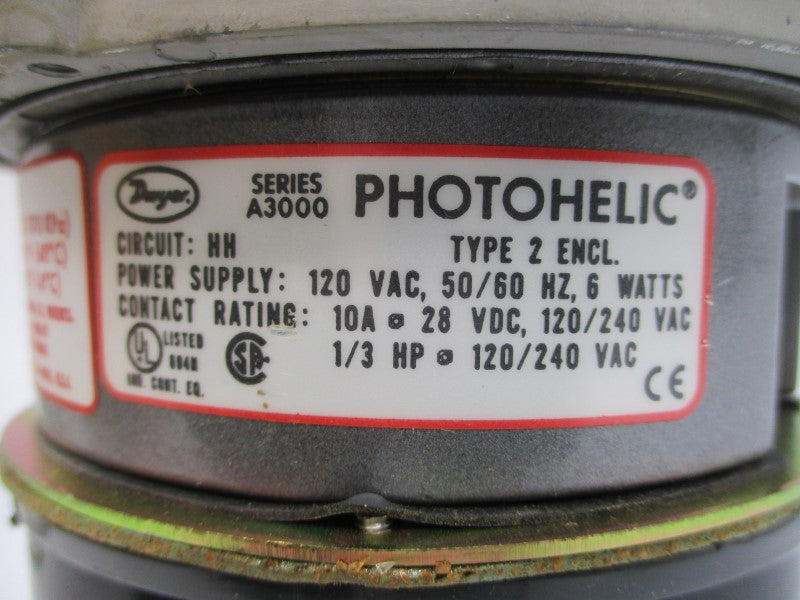 DWYER A3304 SERIES 3000 120VAC 10A 25PSI NSMP