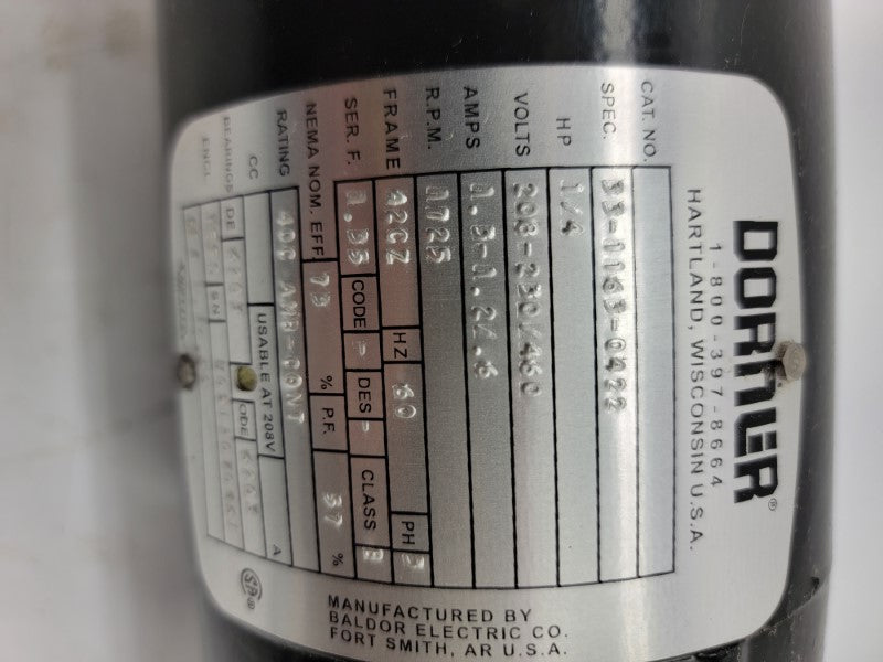 DORNER 32M005HL423FN 208-230/460V 1.3-1.2/.6A NSNP