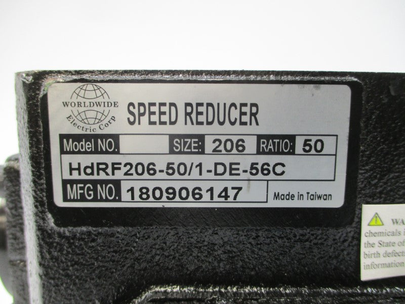 WORLDWIDE ELECTRIC HDRF206-50/1-DE-56C 180906147 NSNP