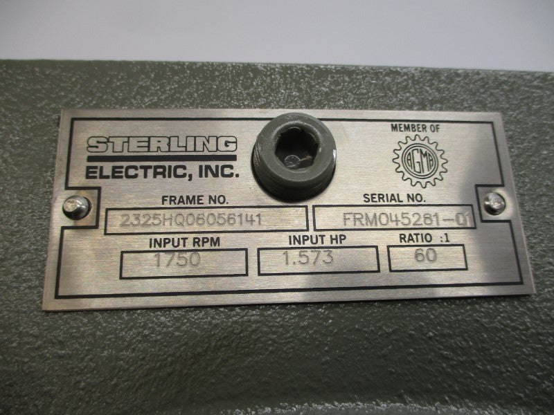 STERLING ELECTRIC 2325HQ06056141 NSNP